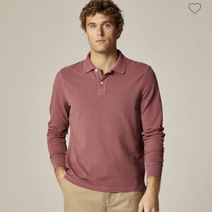 J. Crew Men's  Long Sleeve Polo Shirt Sz.XL NWT